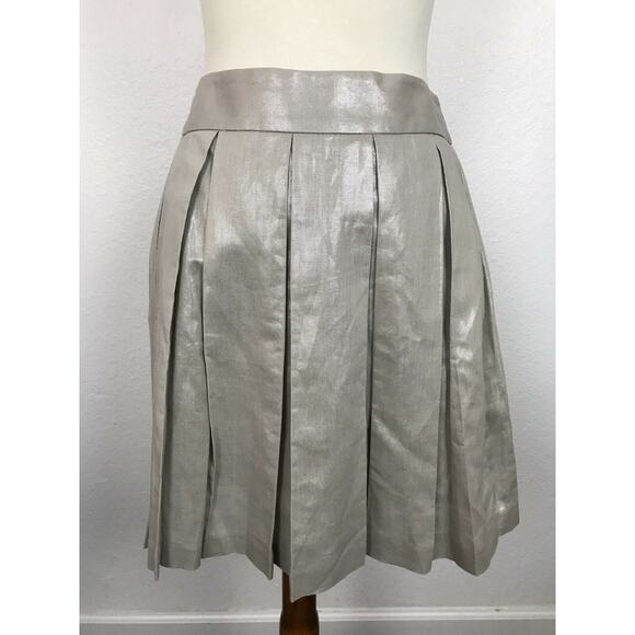 Banana Republic Petite Full Pleated Mini Skirt FLAW - Picture 1 of 8